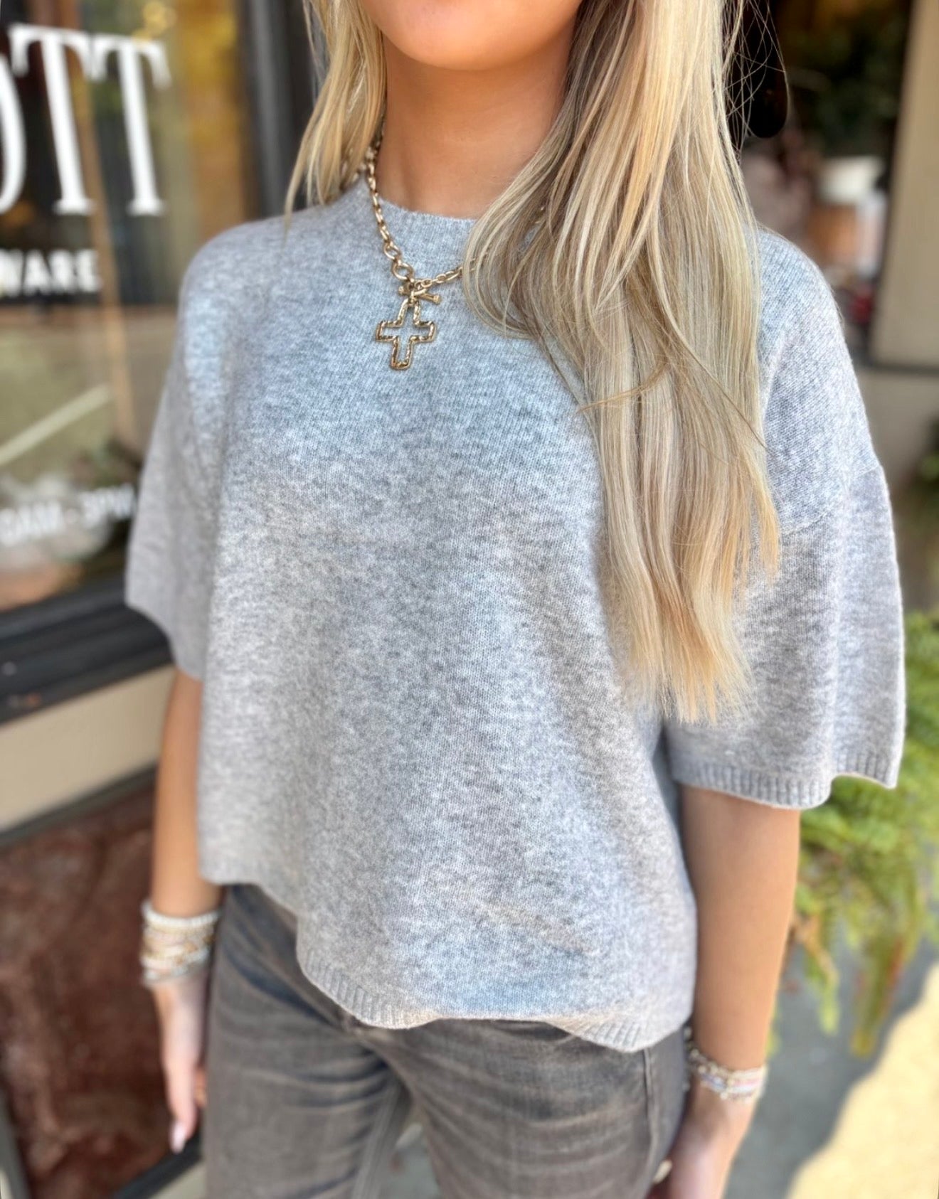 Coley Sweater- Grey