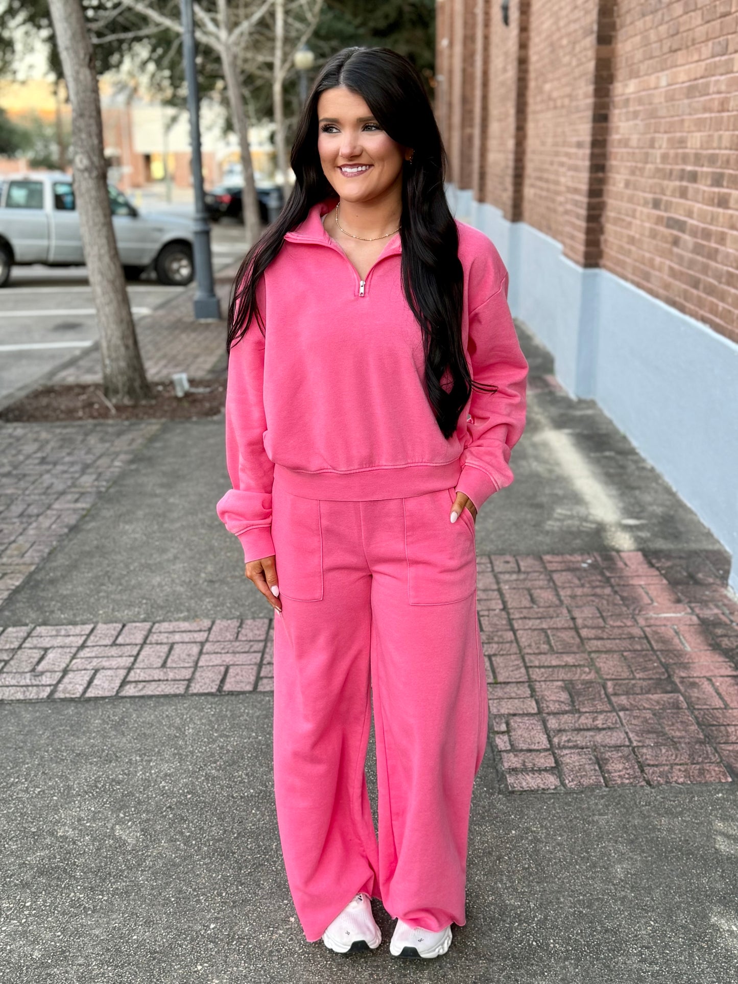 Tyler Pullover- Pink