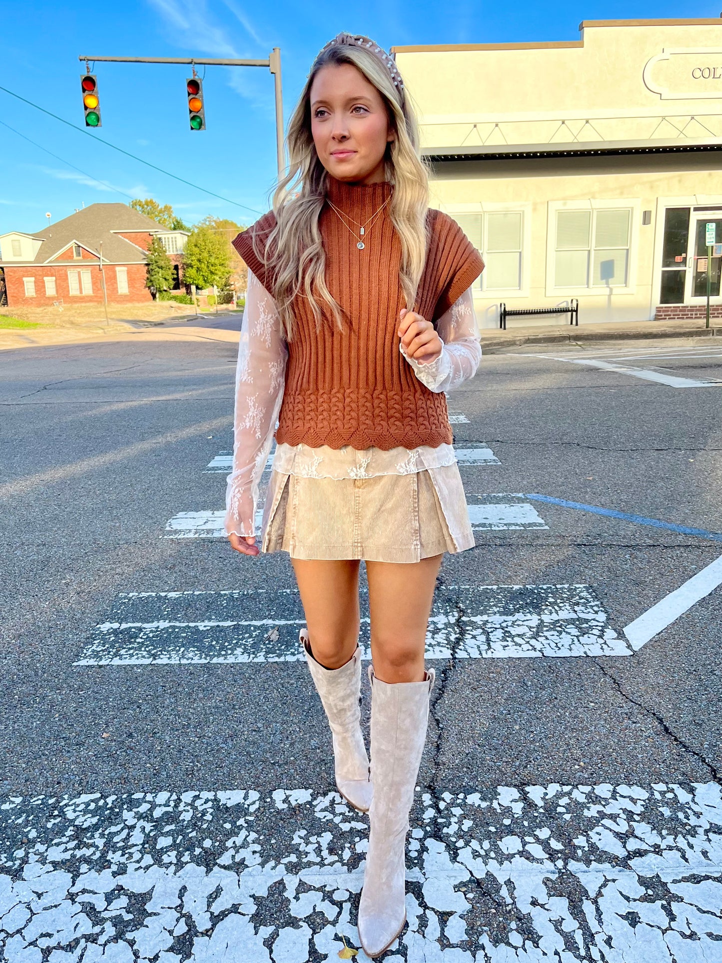 Grace Sweater- Brown
