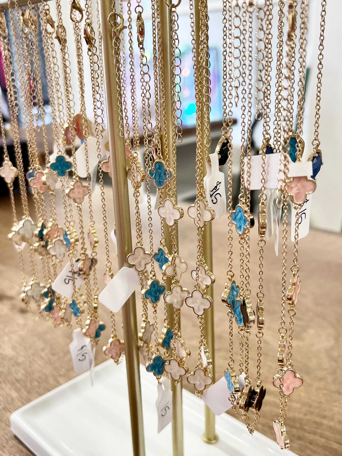 Inspired Mini-Clover Necklace