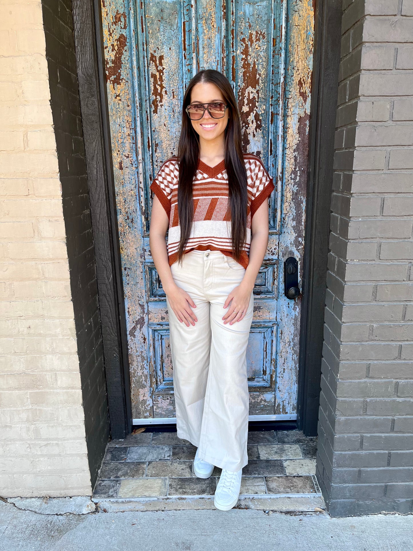 Cinnamon Twist Sweater Vest