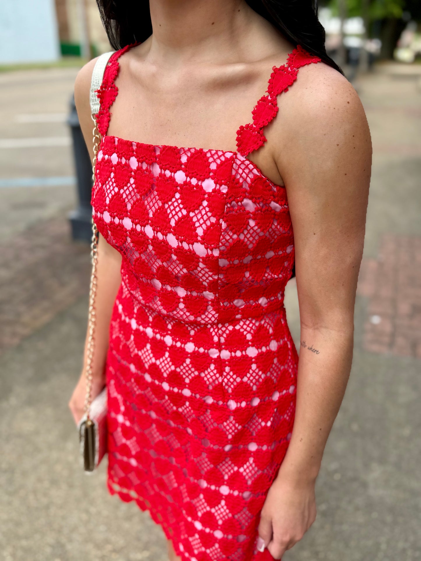 Amalfi Lace Mini Dress