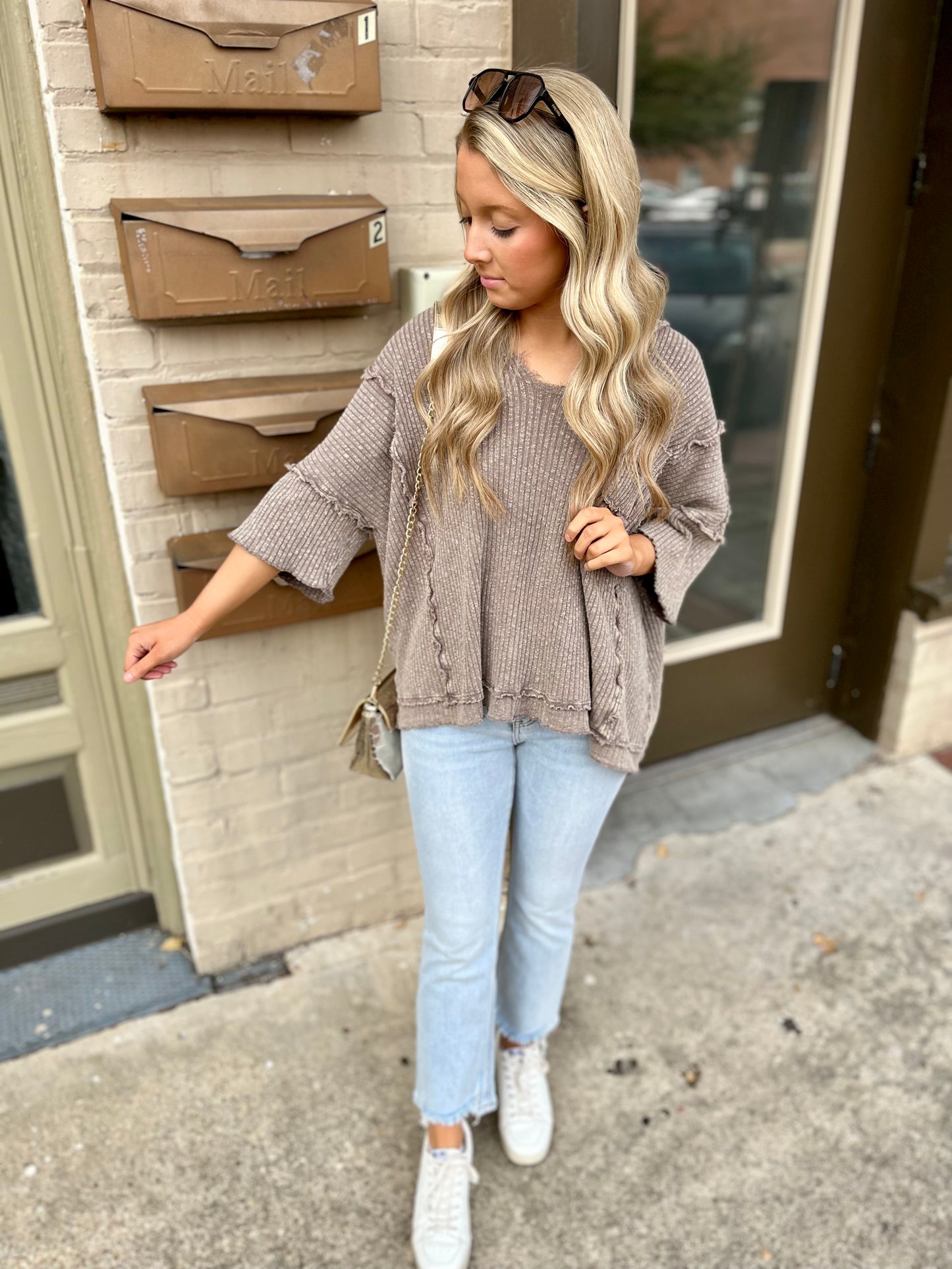 Jensyn Top- Mocha