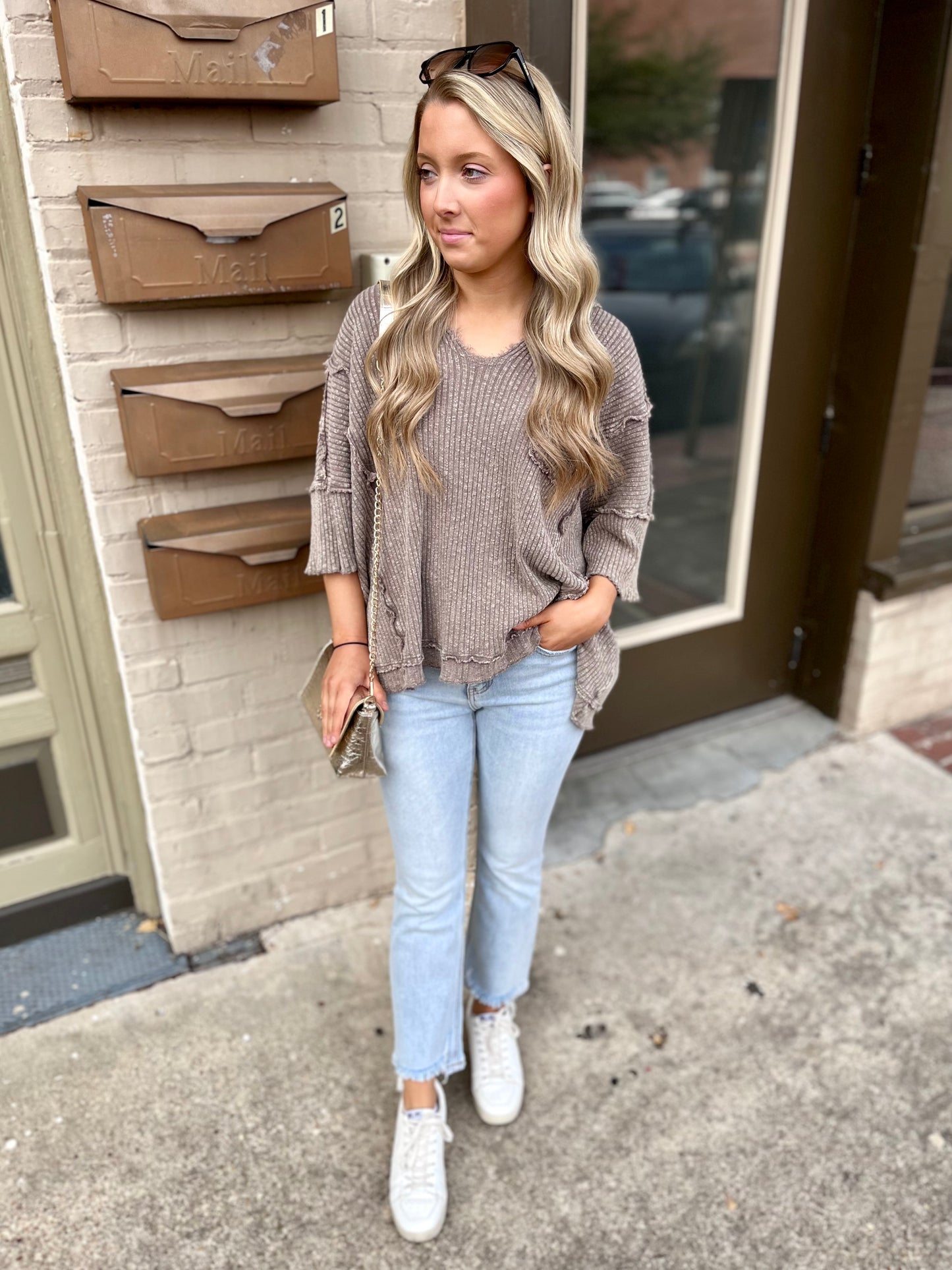 Jensyn Top- Mocha
