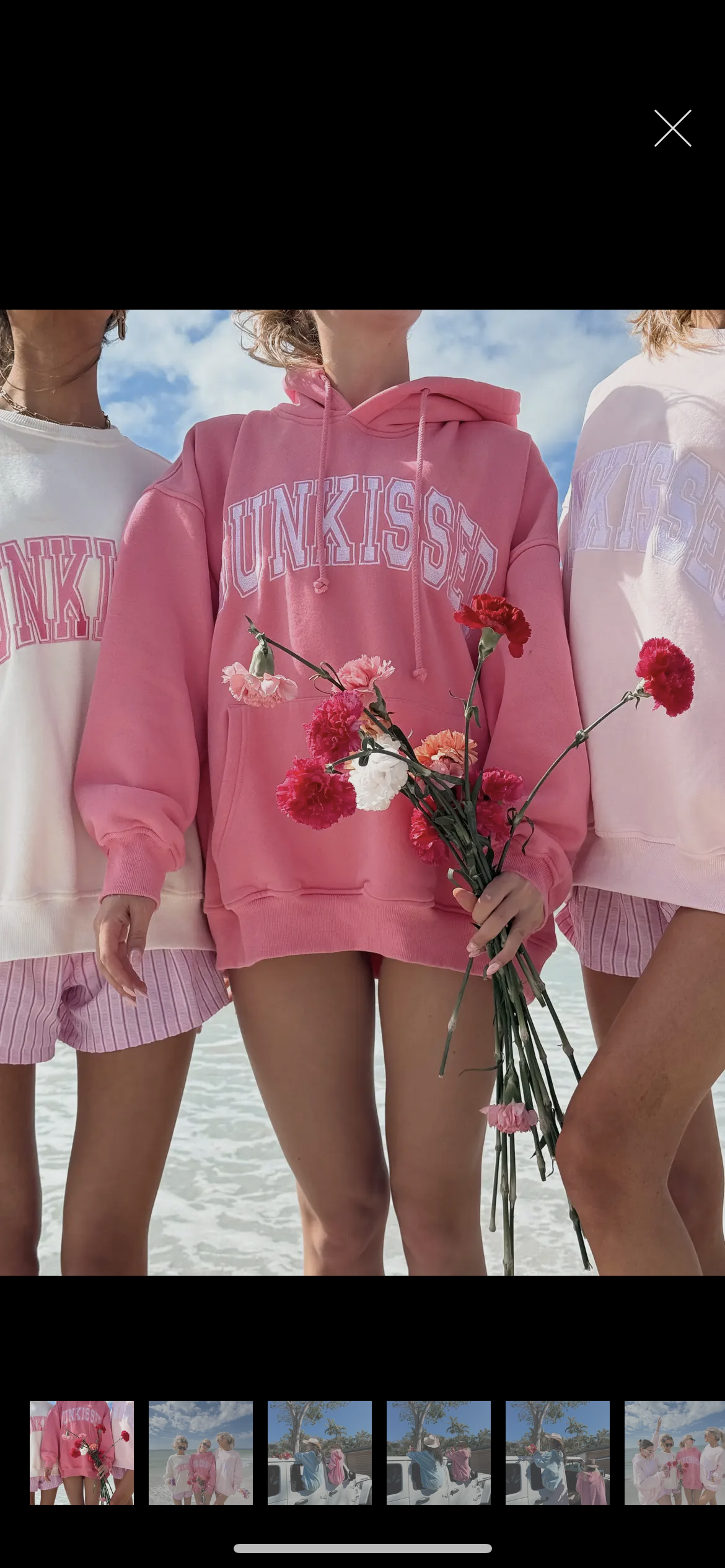 Sunkissed Coconut Sweatshirt- Light Pink