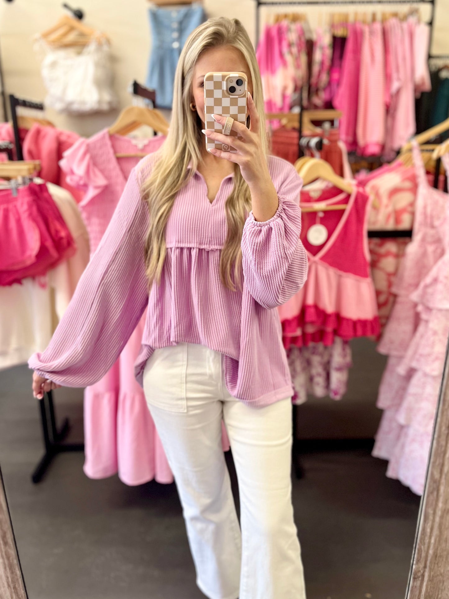 Babydoll Top- Lavender