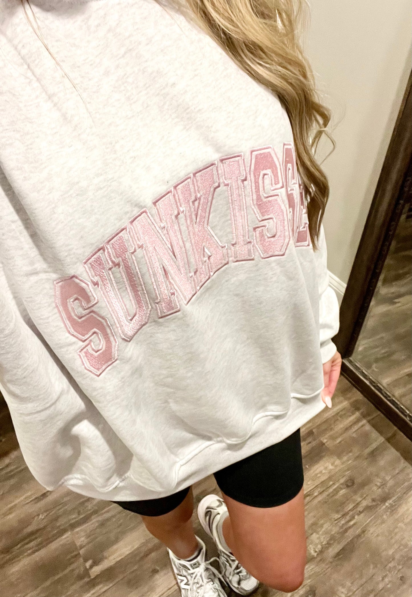 Sunkissed Coconut Sweatshirt- Pearl Grey