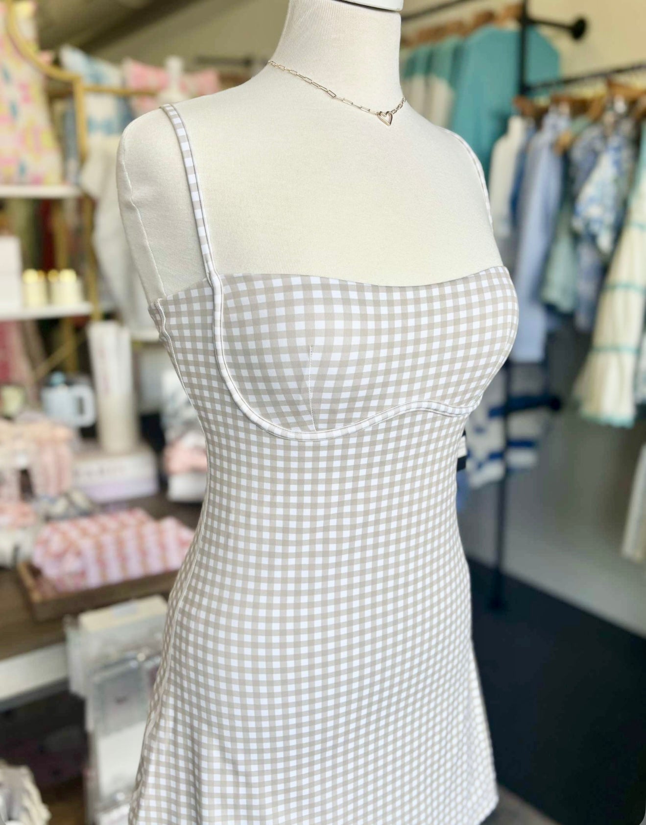 Gingham Glow Dress