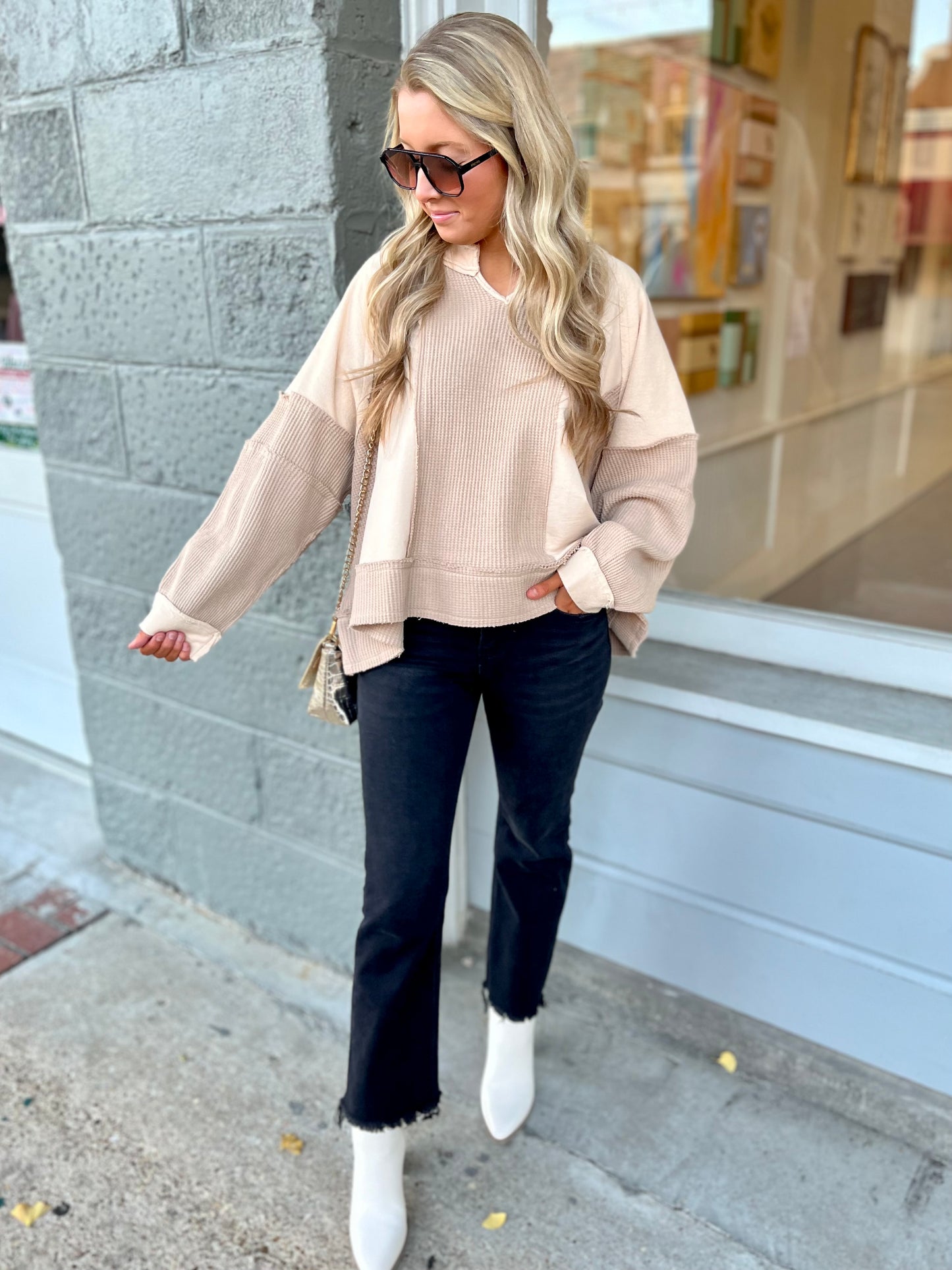 Jules Contrast Top