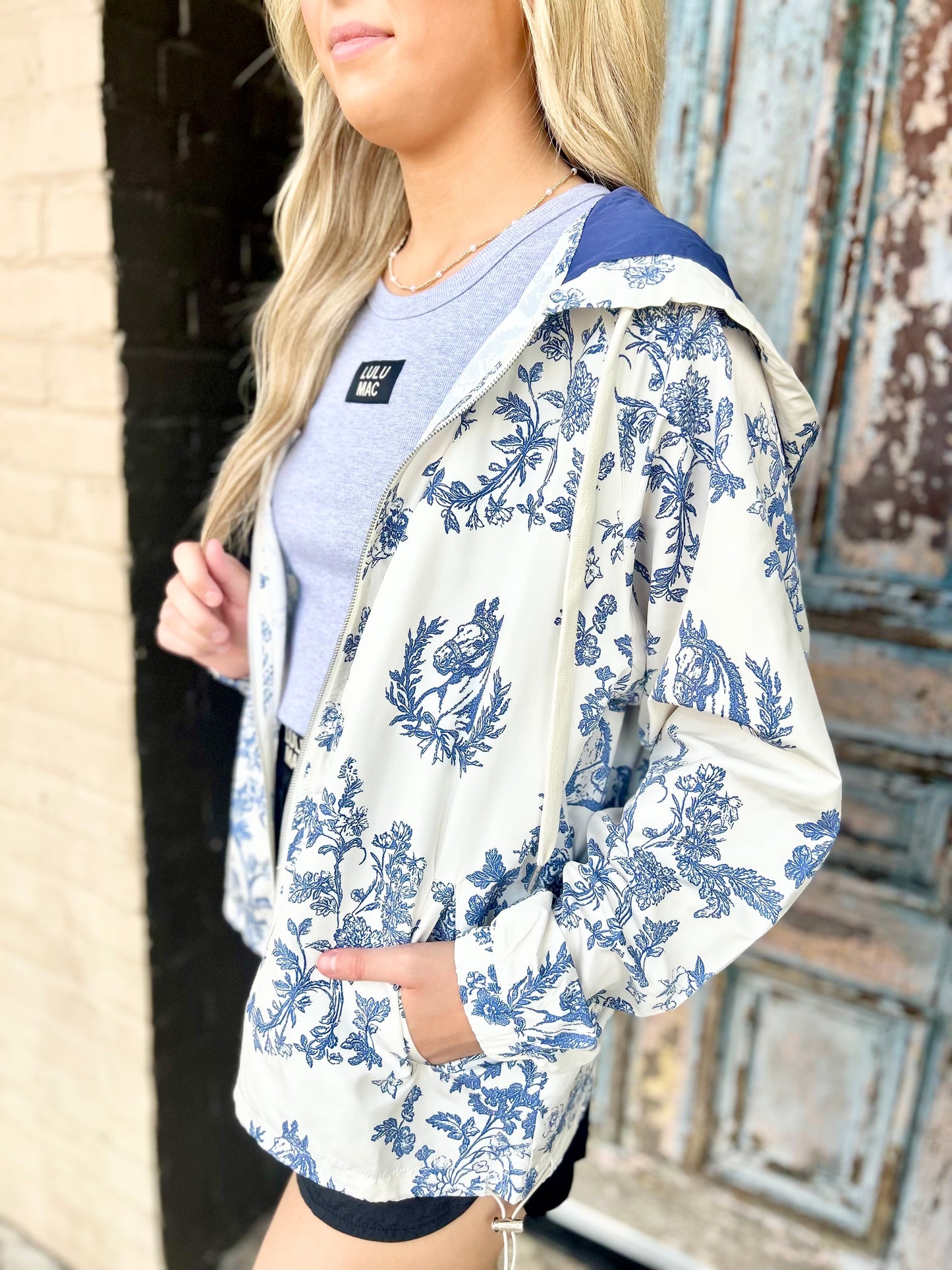 Toile Windbreaker Jacket