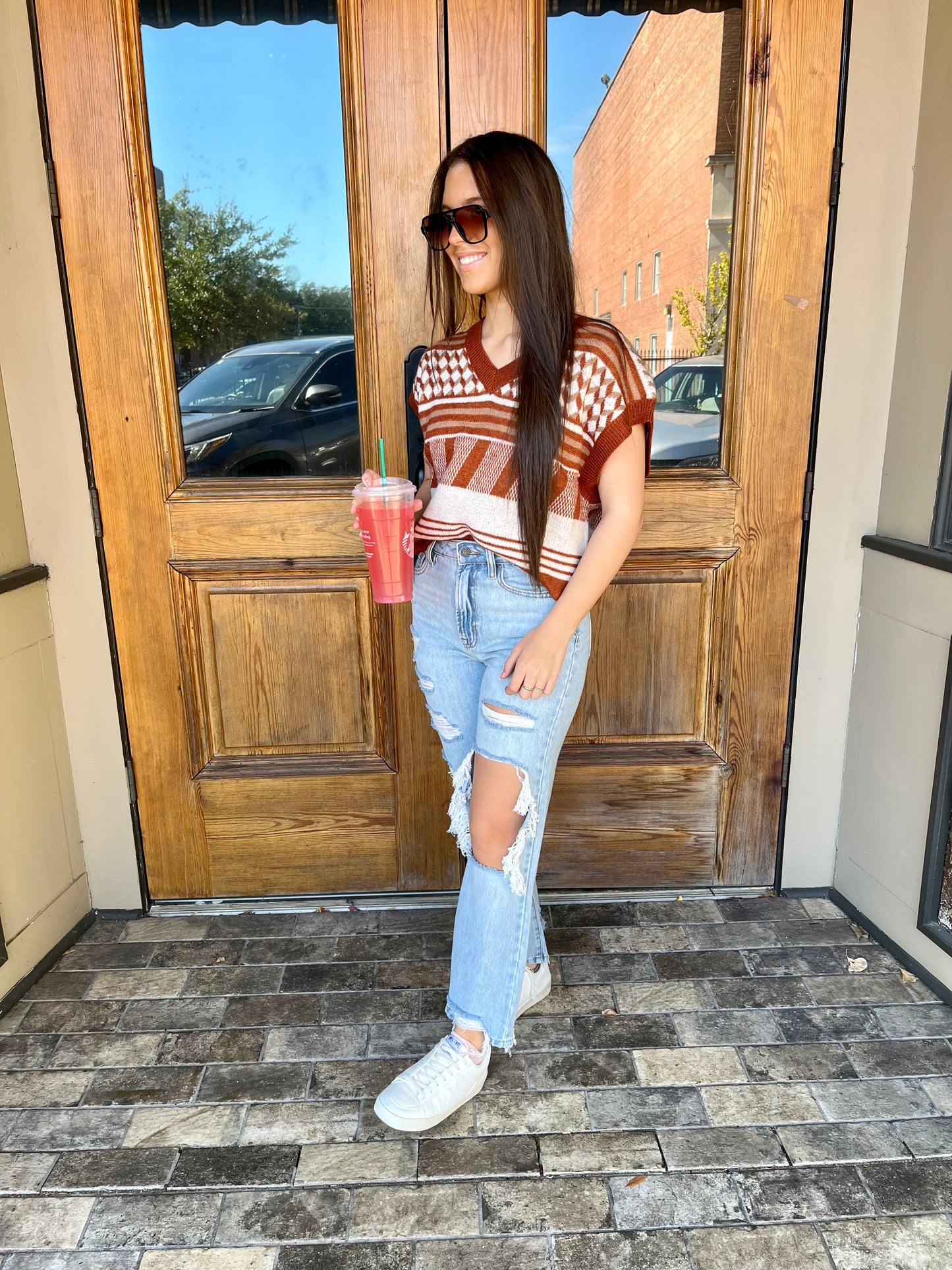 Cinnamon Twist Sweater Vest