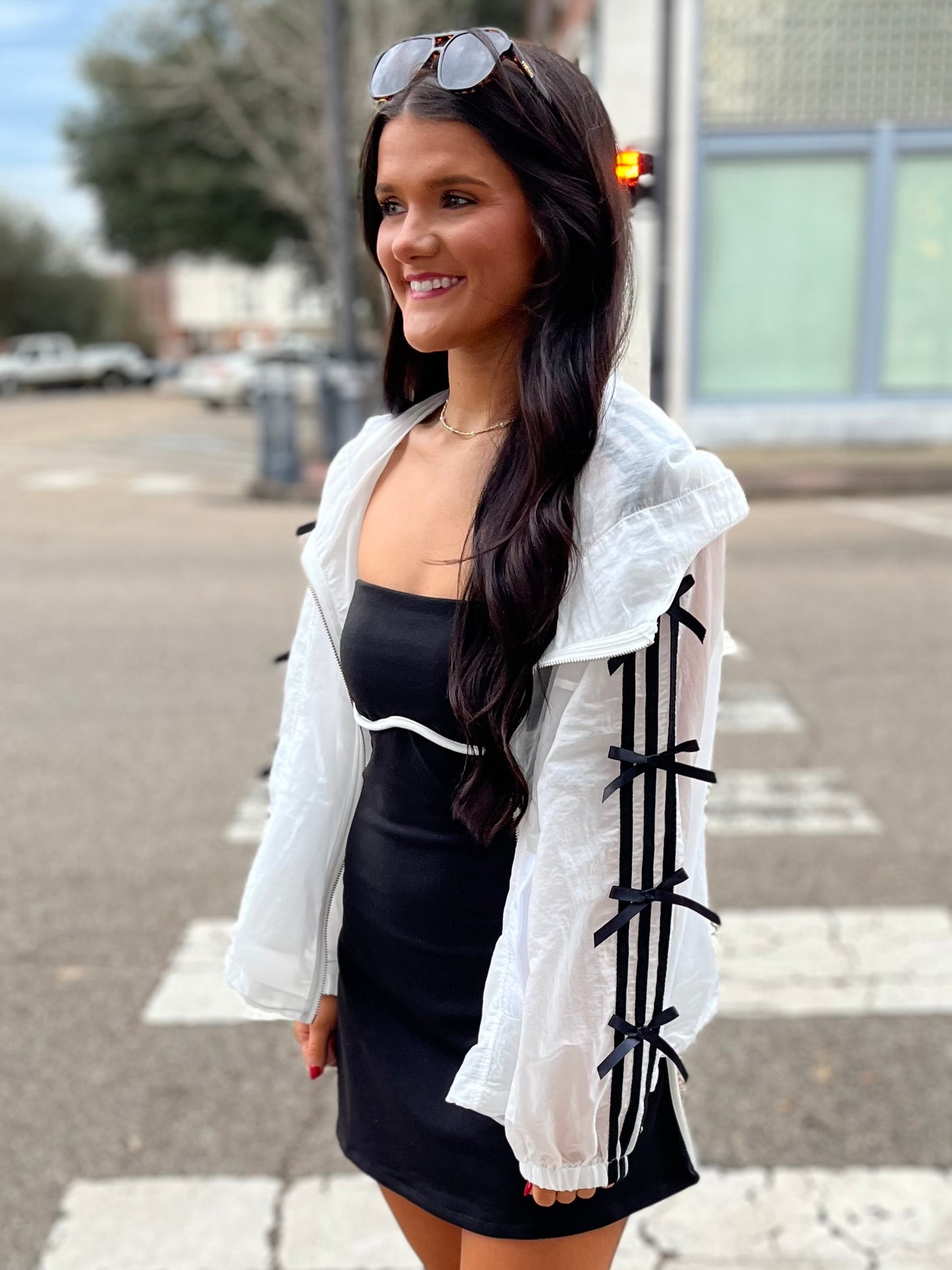 Windbreaker Jacket-White
