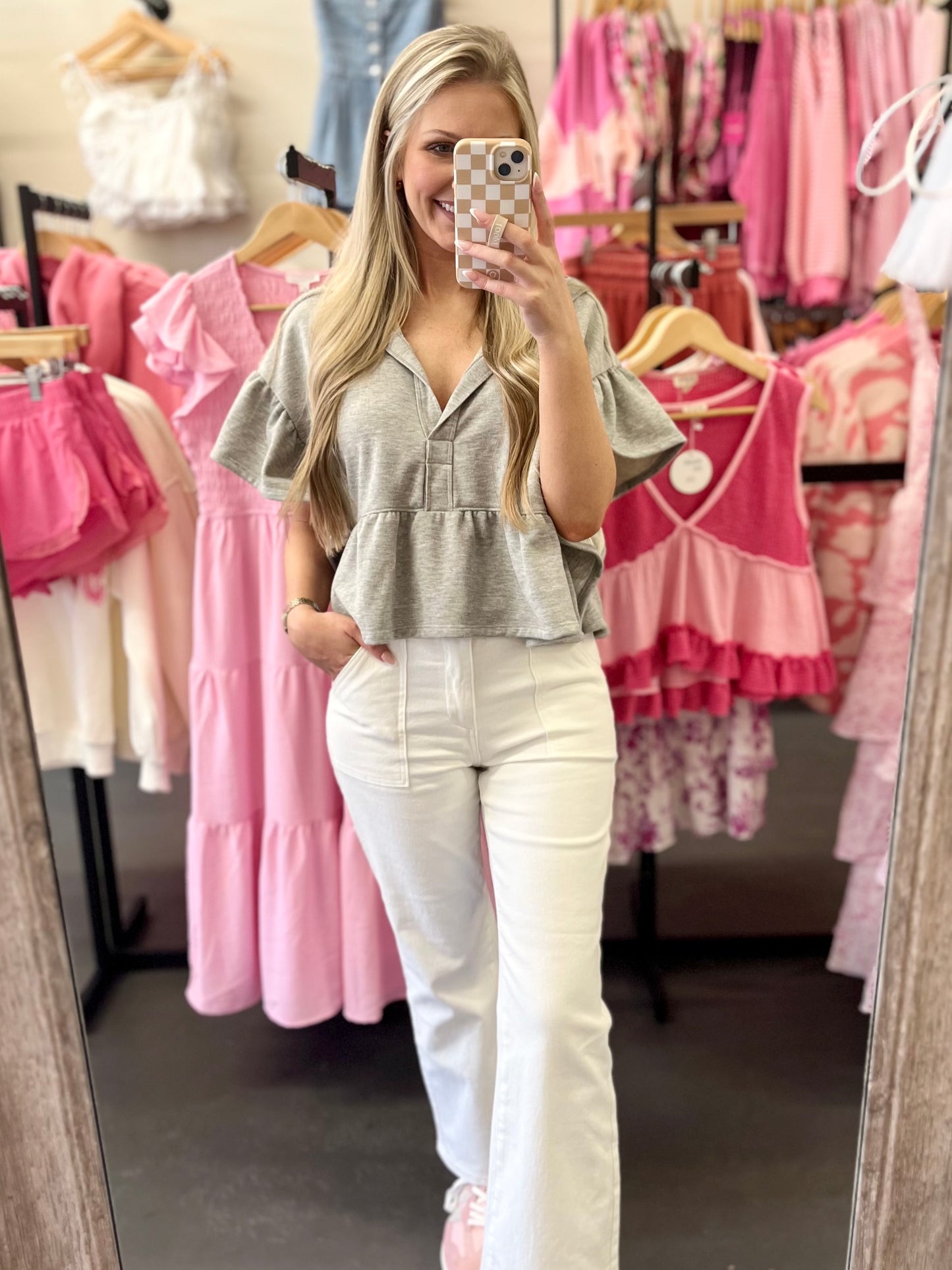 Caden Denim- White