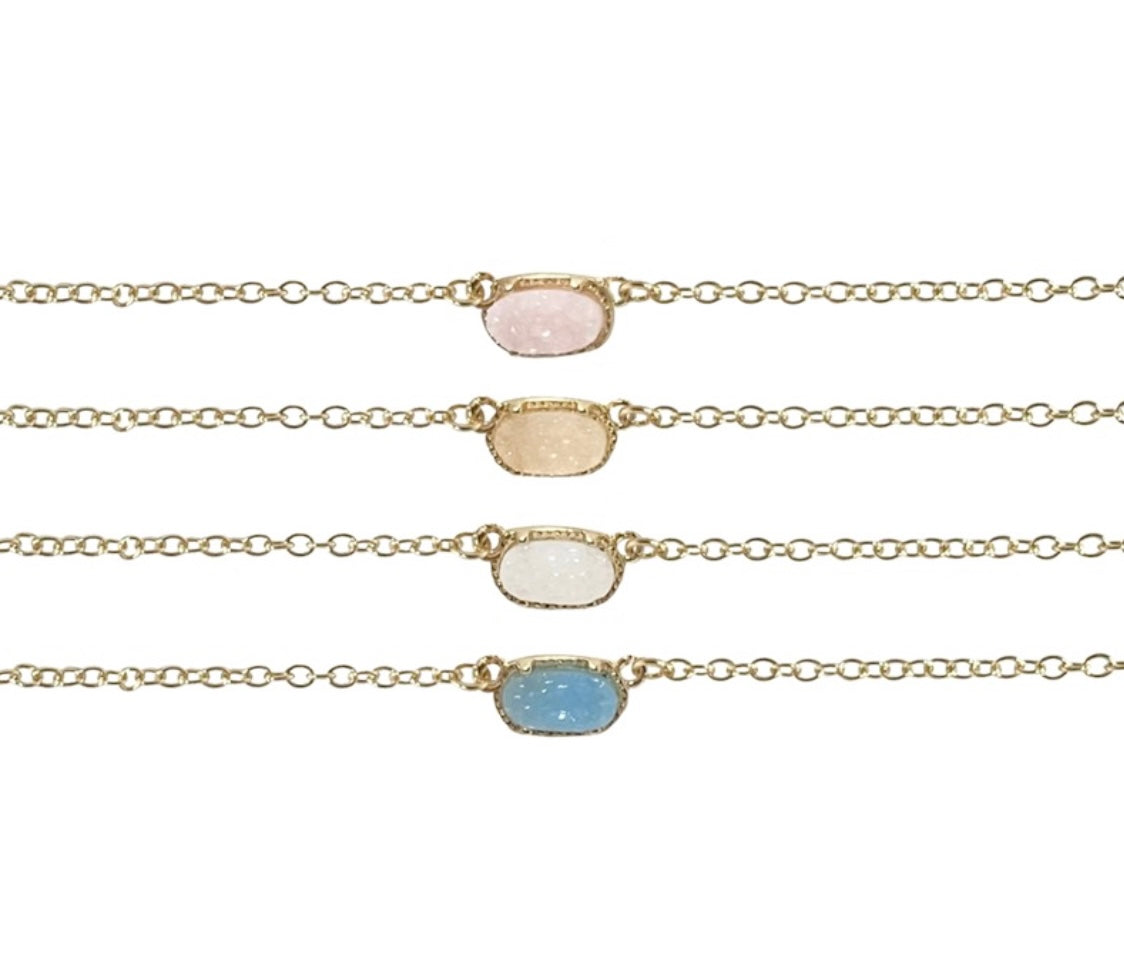Inspired Oval Druze Bracelet