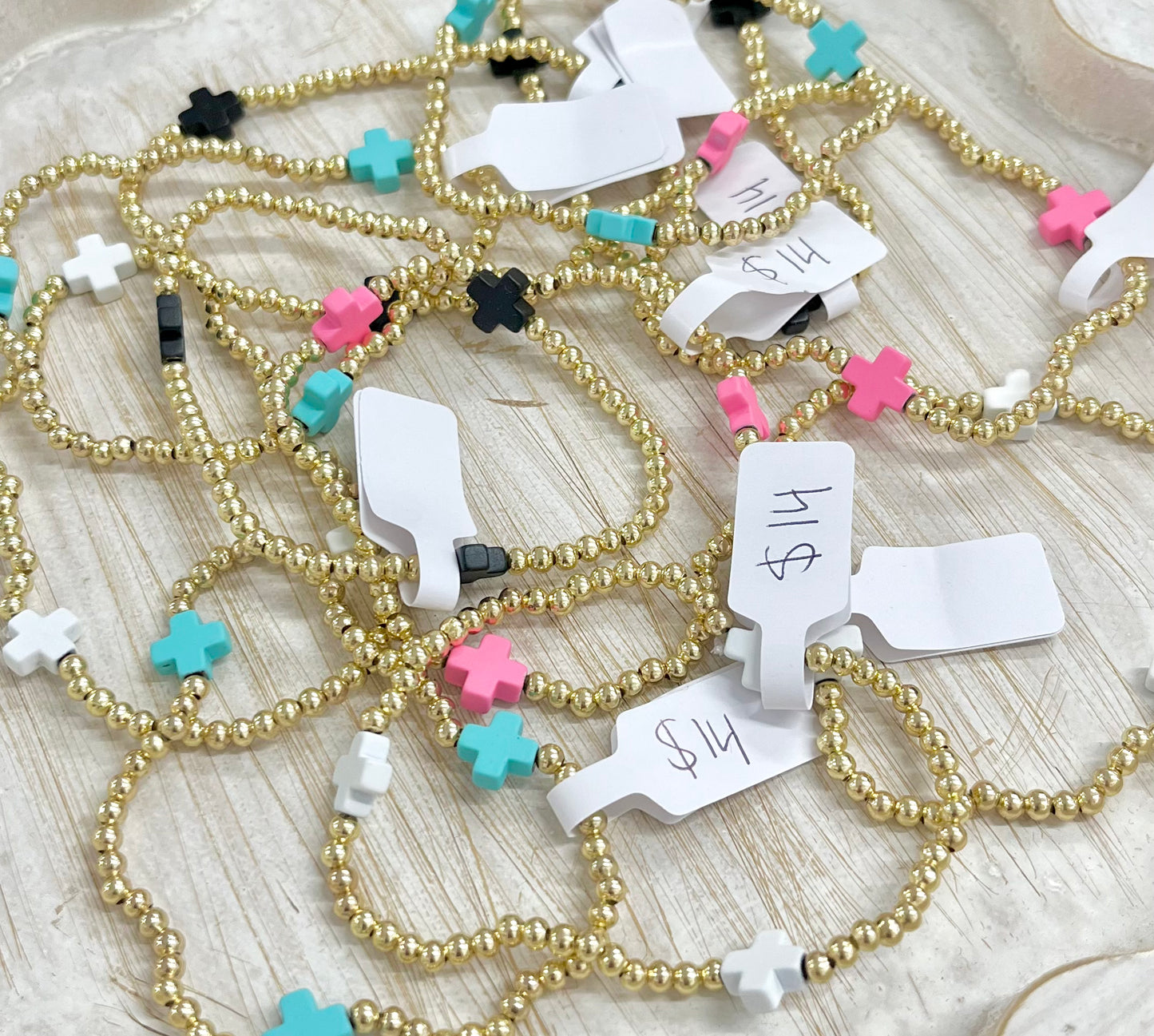 Inspired Mini Cross Bracelet