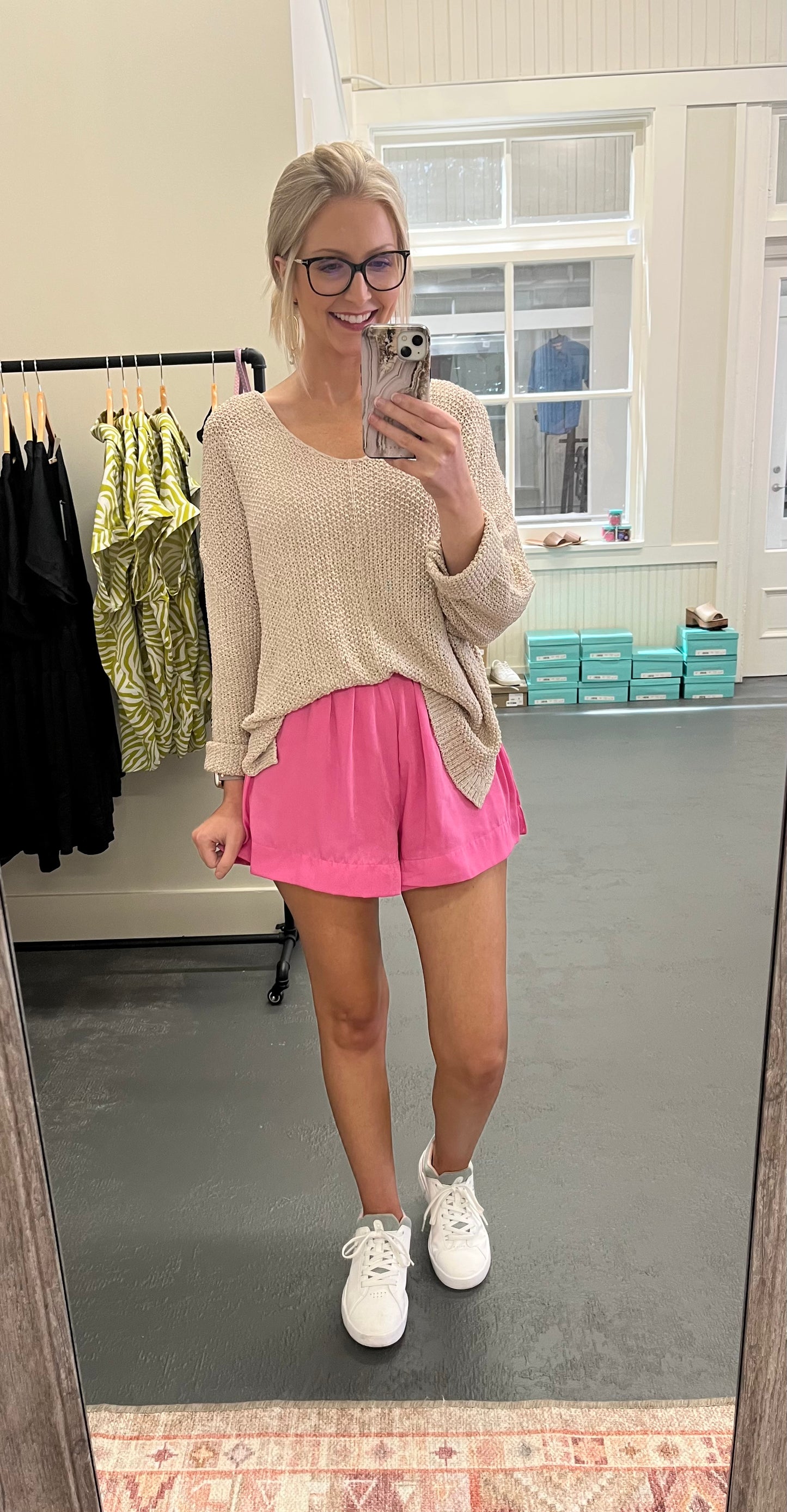 The Cami Shorts- Pink