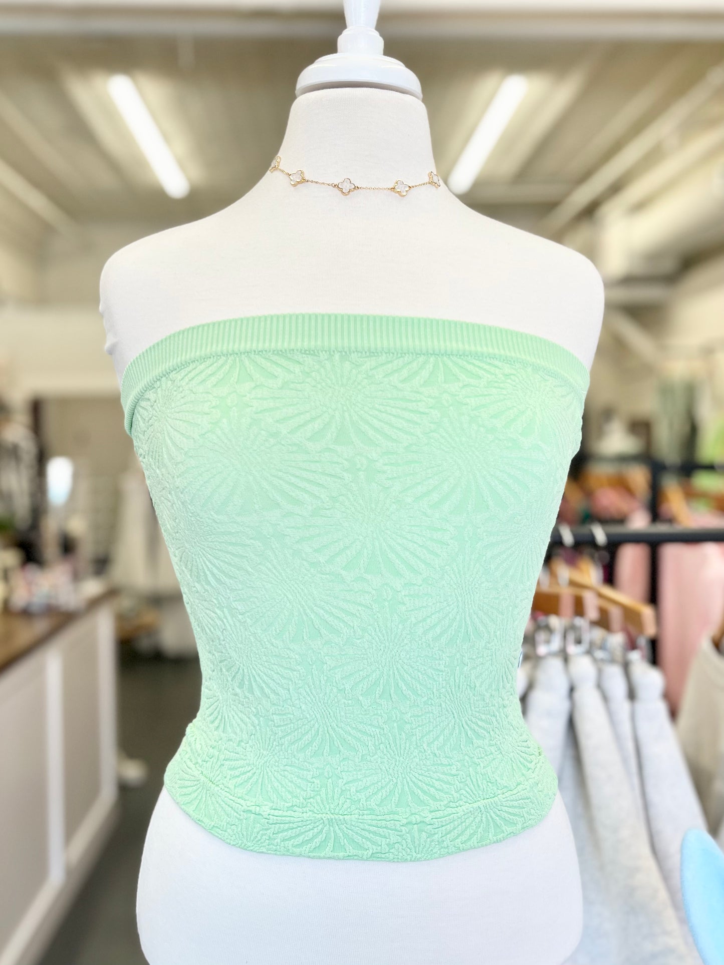 Textured Tube Top