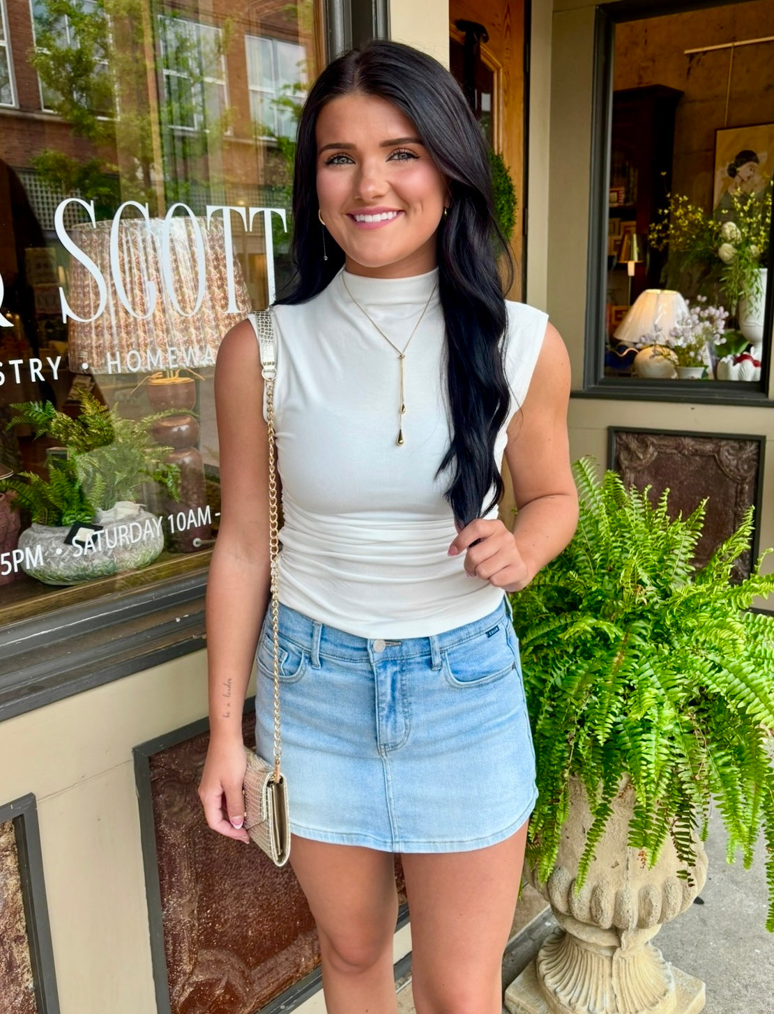 Baylee Top- White