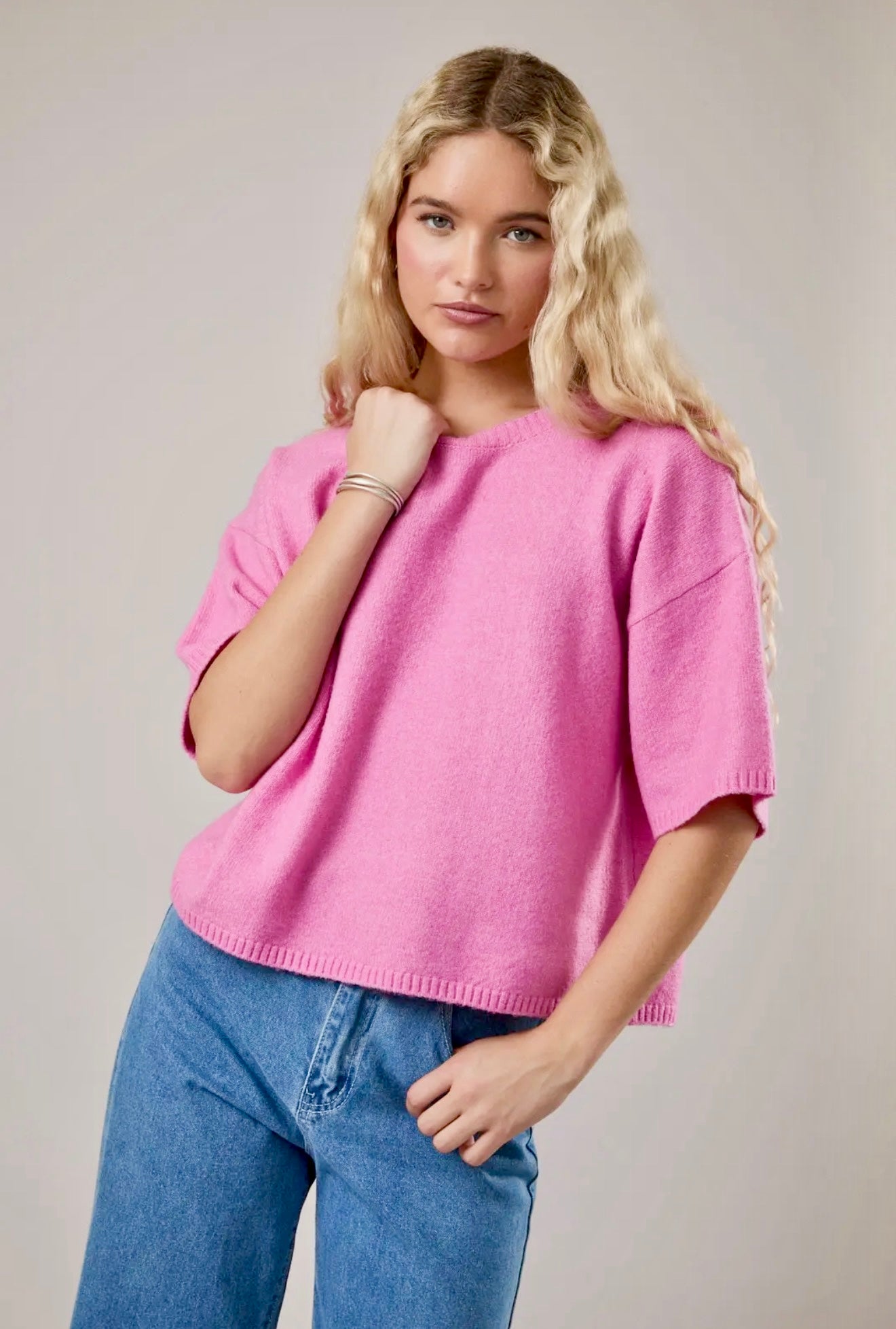 Coley Sweater- Pink