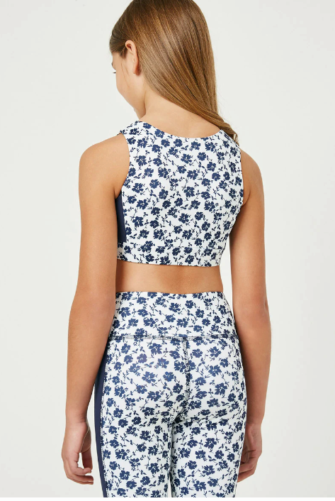 Girls Floral Active Sportsbra