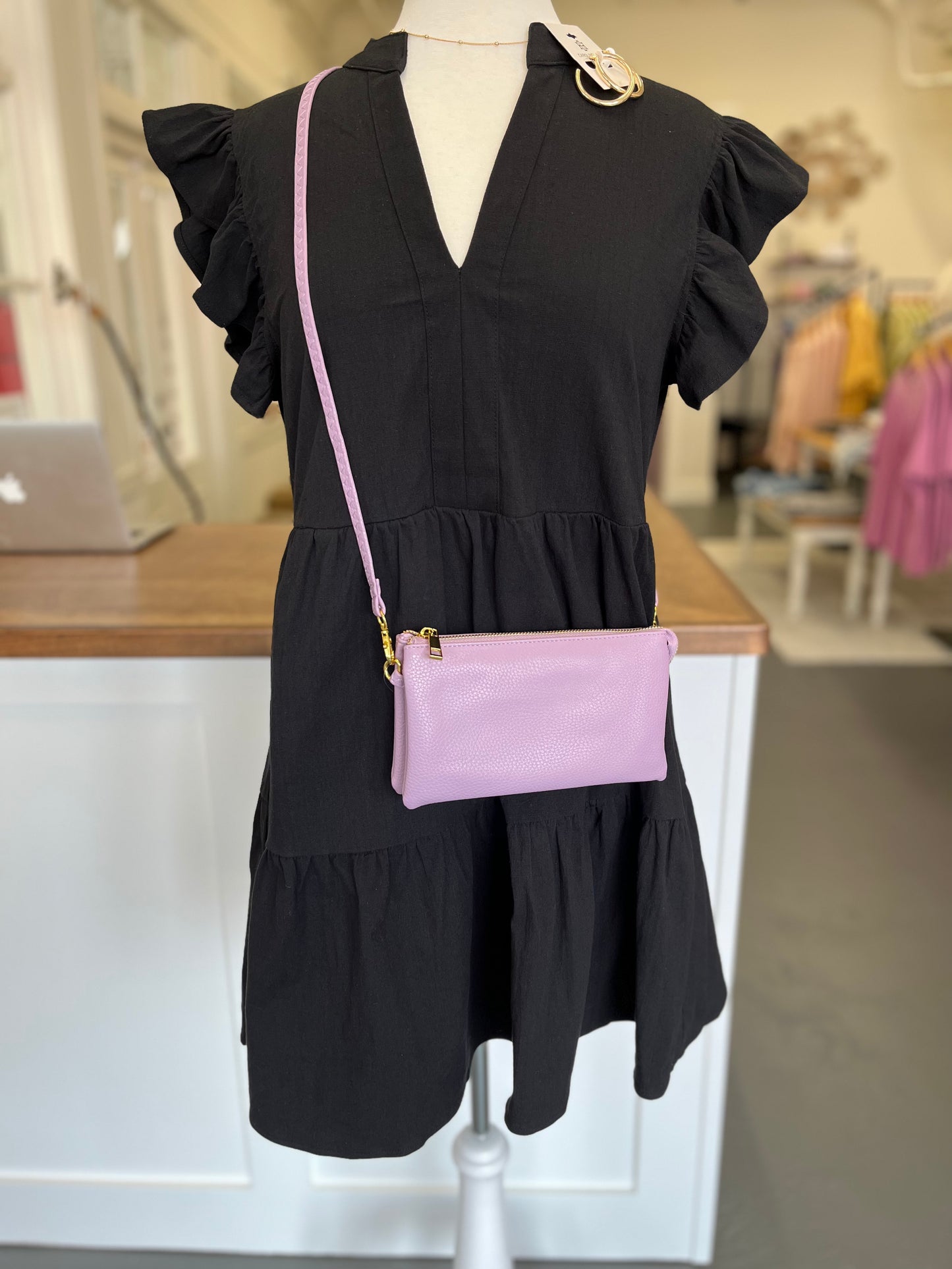 Lizzie Crossbody Bag- Lavender