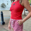 Lulu Mac Button Down Bow Boxer Shorts
