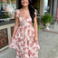 Maple Lane Midi Dress- Rose