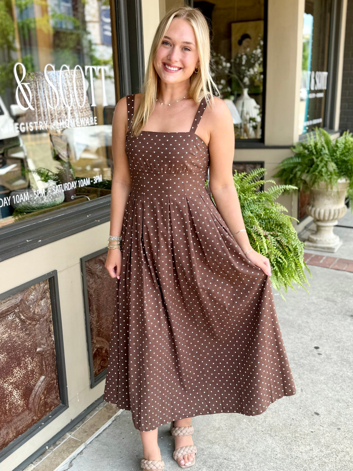 Coffee Date Midi Dress