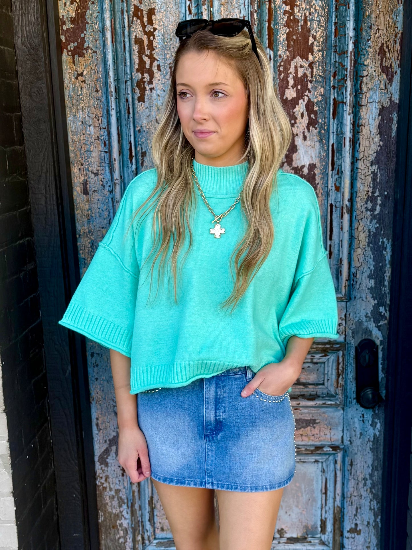 Sky Top- Mint