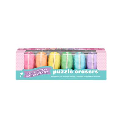 Macarons Scented Erasers - Set of 6