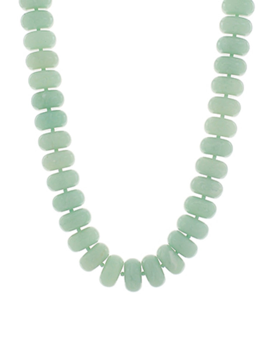 Rondelle Bead Necklace- 6 Colors