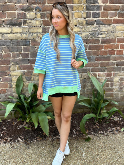 Oversized Striped Tee