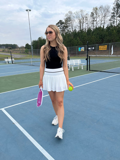 Tennis Skort- White