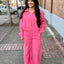 Tyler Drawstring Sweatpants- Pink