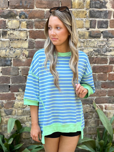 Oversized Striped Tee