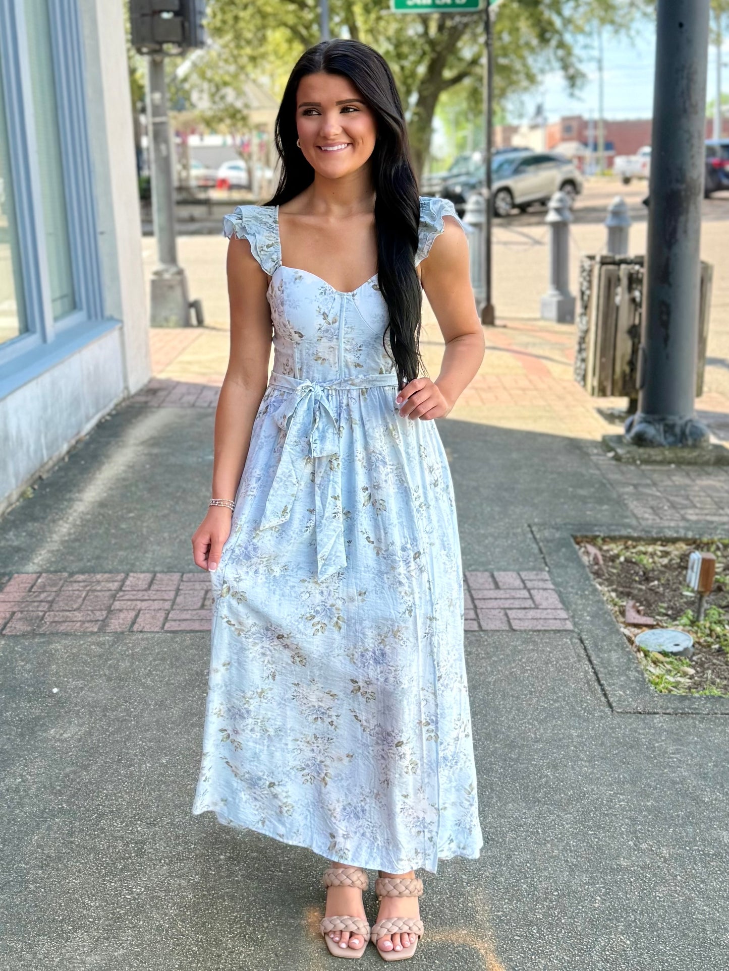 Belle Dress- Blue