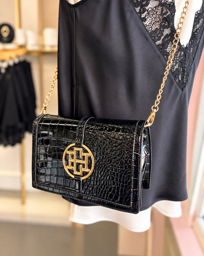 Cecilia Crossbody- Black