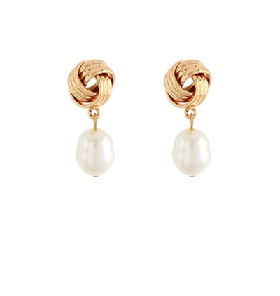 Pearl Knot Earrings