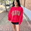 Lulu Mac Sweatshirt- Red