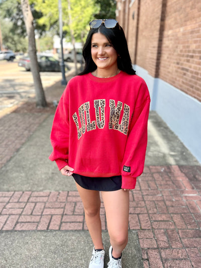 Lulu Mac Sweatshirt- Red