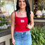 American Flag Tank- Red
