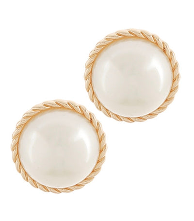 Pearl Dome Earrings