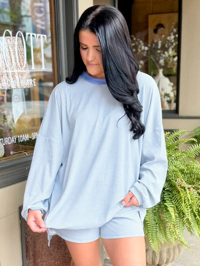 Butter Bliss Lounge Set- Periwinkle