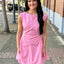 Cinch Me Up Mini Dress- Pink