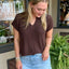 Knit Top- Chocolate