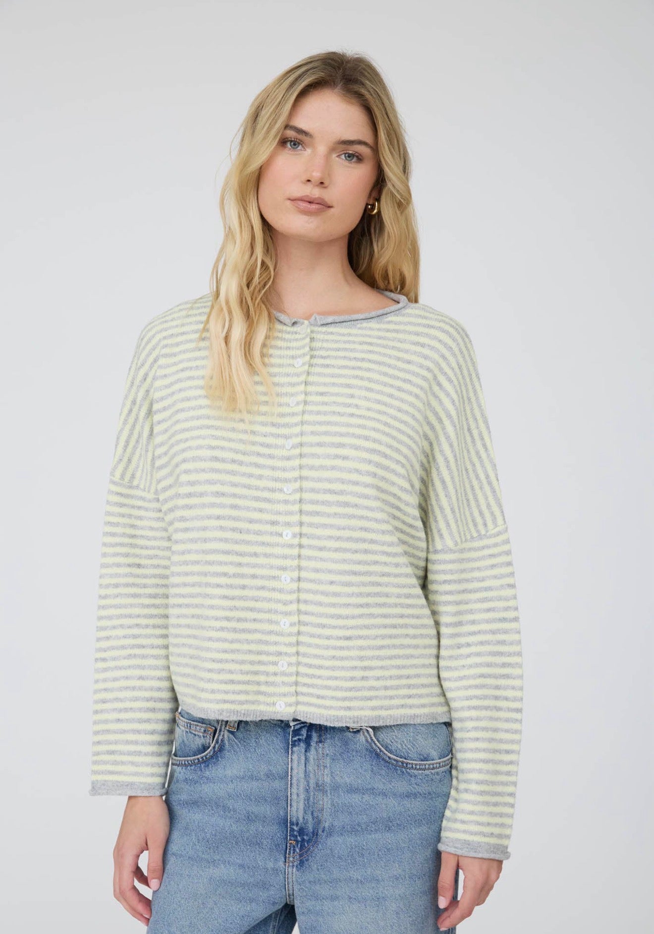 Cori Stripe Top- Butter