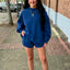 Drawstring Shorts- Navy
