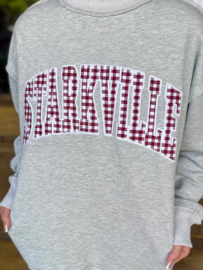 Starkville Gingham Mock Neck