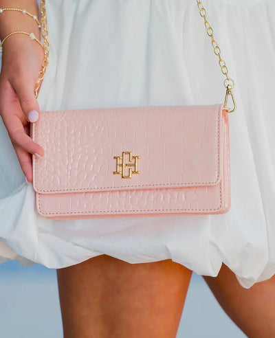 Brynleigh Clutch Crossbody-Blush