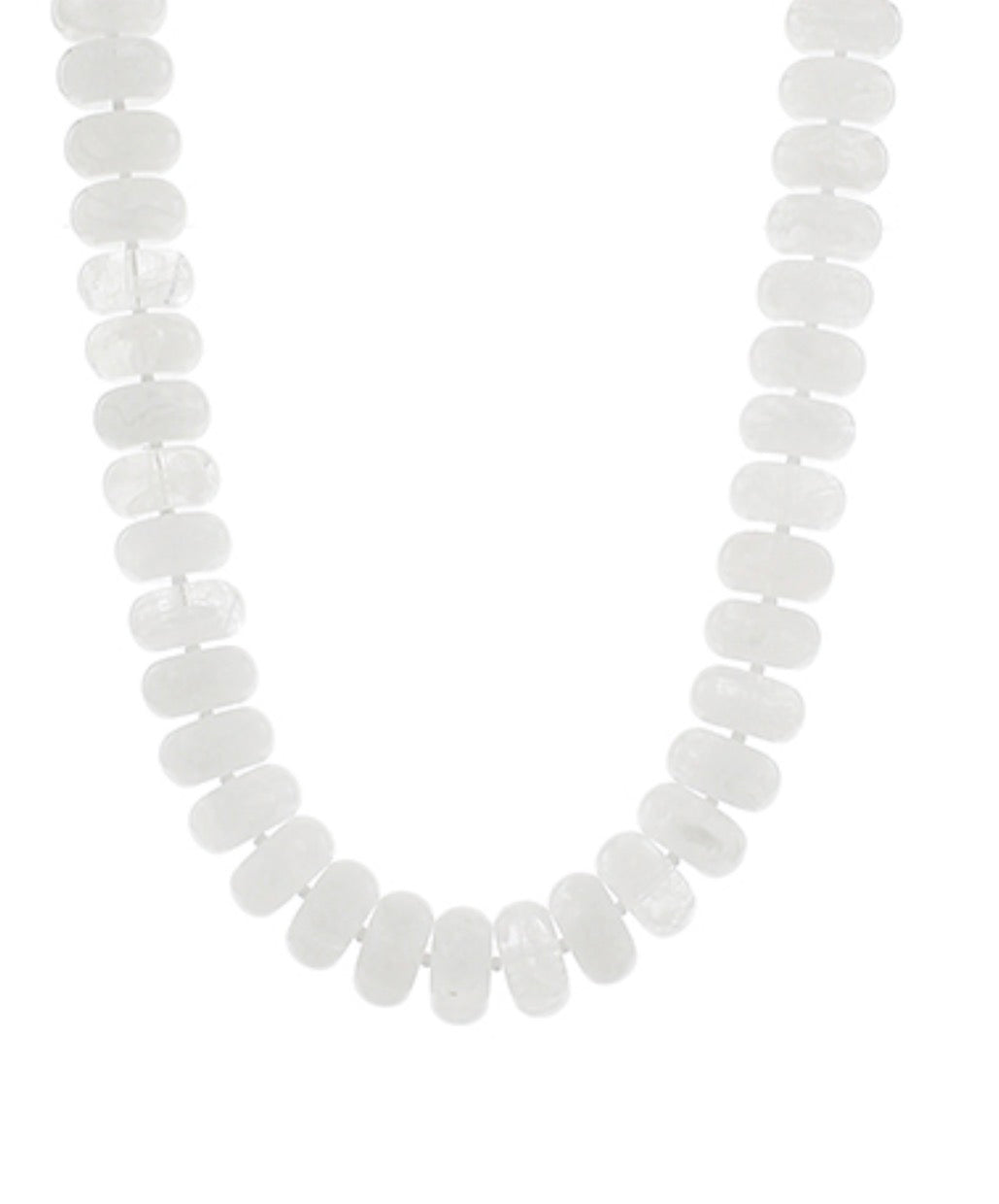 Rondelle Bead Necklace- 6 Colors